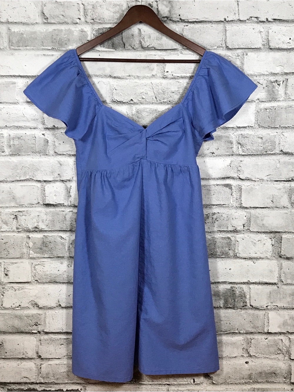 LA Relaxed - Young Dress Womens Bluebell Linen Blend Babydoll Sundress Beach